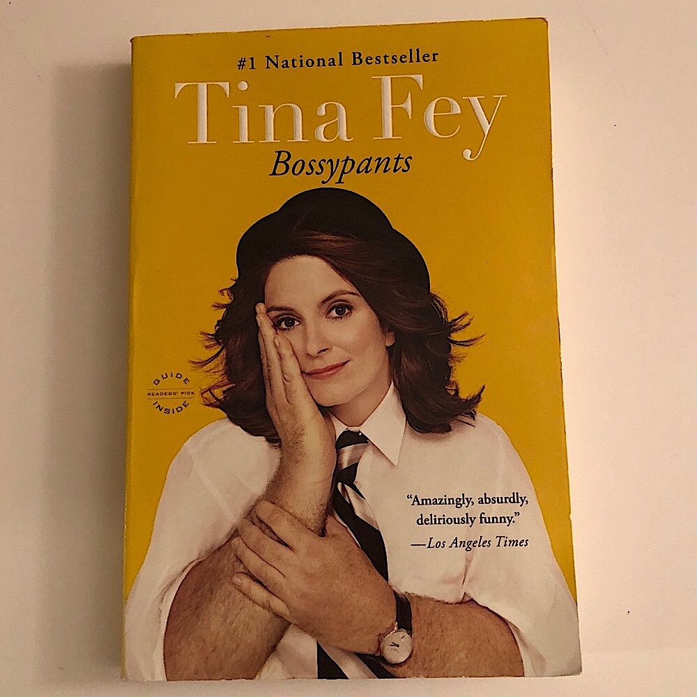“Bossy pants” by Tina Fey Softcover Book